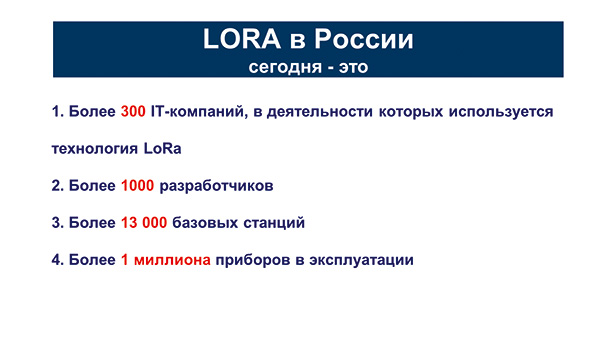 LoRA уверенно шагает по стране