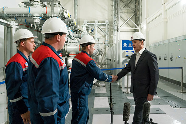 Сергей Собянин открыл первую  в Москве цифровую подстанцию