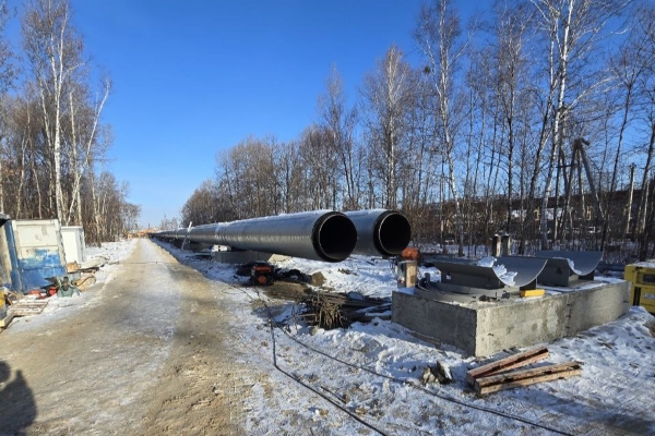 «РусГидро» смонтировала первый участок теплотрассы «Авангард»