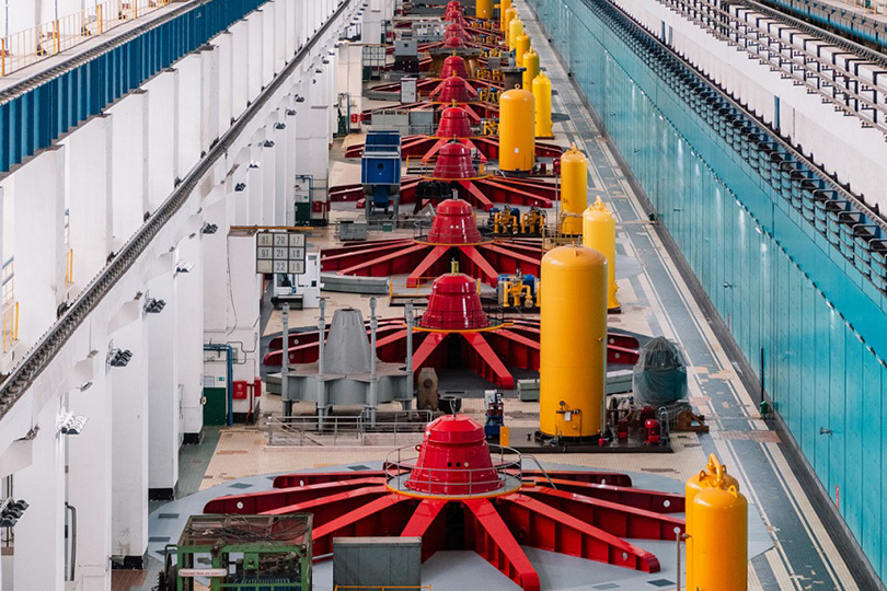 Гидроагрегат запущен на Волжской ГЭС