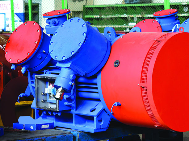 Взрывозащищенный электродвигатель с повышенным КПД и сниженным уровнем шума