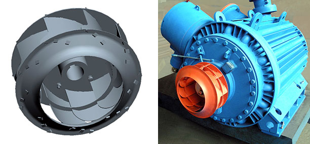 Одна из конструктивных особенностей двигателя – вентилятор нового типа