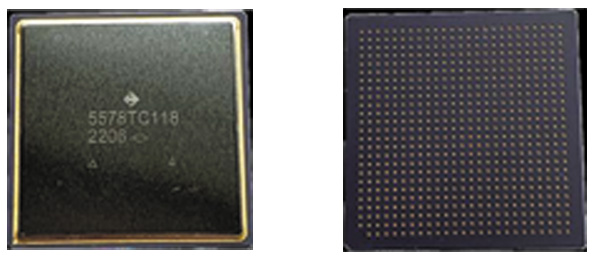 Рис. 2. Микросхемы в корпусе CLGA/CBGA Рис. 2. Микросхемы в корпусе CLGA/CBGA