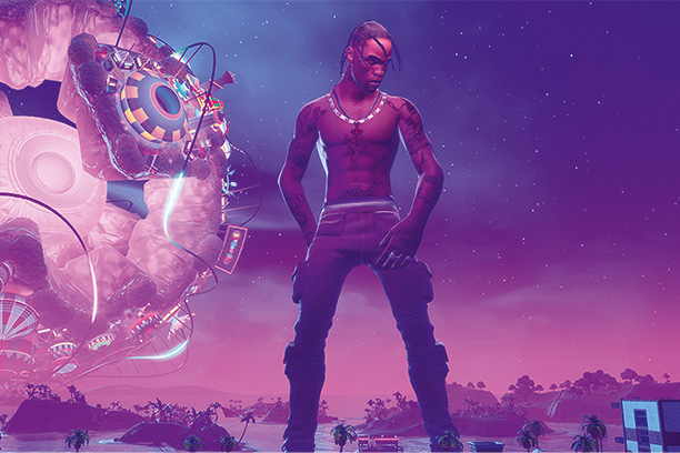Концерт Тревиса Скотта в «Fortnite»
