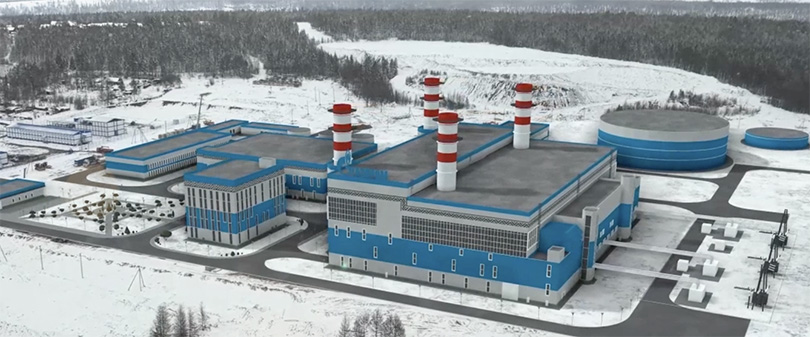 Визуализация Южно-Якутской ТЭС