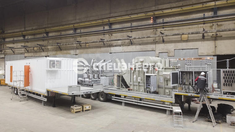 Мобильная подстанция 110/6 кВ для строительства Новоленской ТЭС