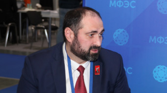 Эдуард Шереметцев в Открытой студии газеты «Энергетика и промышленность России» на МФЭС-2025