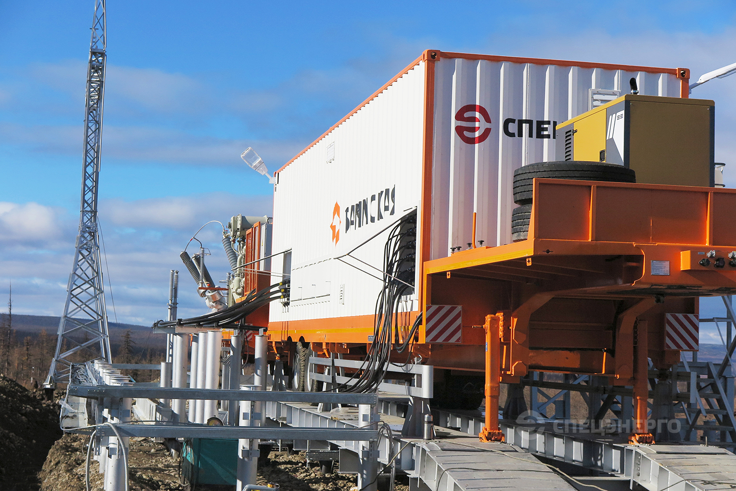 Мобильная подстанция на Чукотке. Проект «СПЕЦЭНЕРГО»