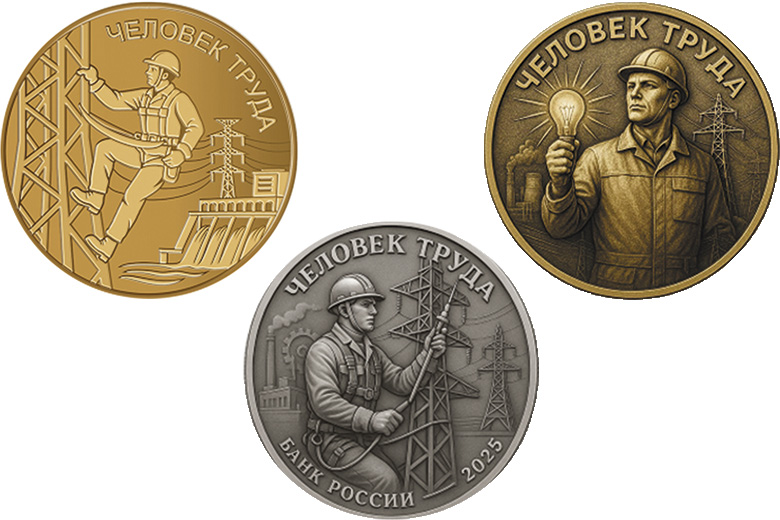 Энергетиков отчеканят на монетах