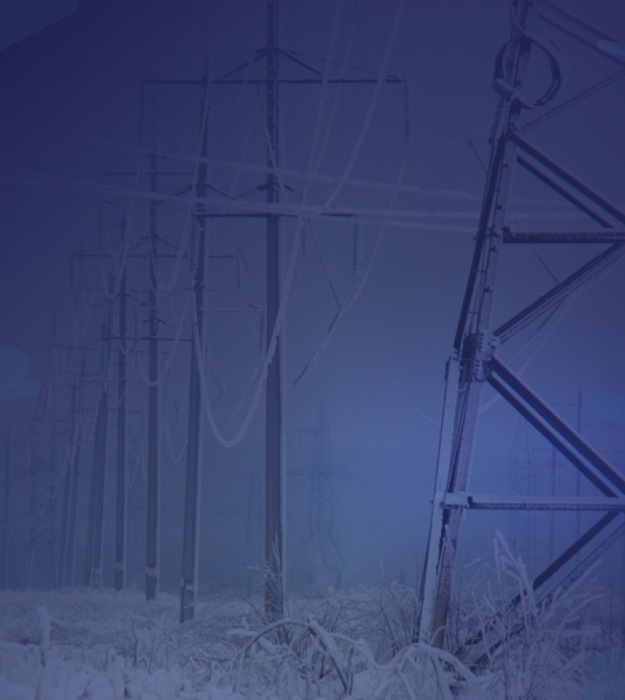 Образование гололёда на проводах